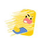 絵を描こう 金糸の携帯電話（個別スタンプ：26）