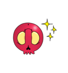 【動く♪】032まばたきガイコツスタンプ（個別スタンプ：18）