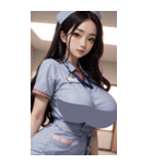 最も美しい看護士写真3（個別スタンプ：2）