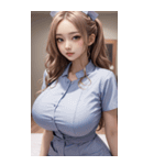 最も美しい看護士写真3（個別スタンプ：4）