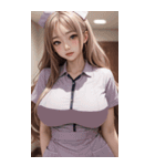 最も美しい看護士写真3（個別スタンプ：6）