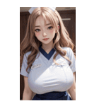 最も美しい看護士写真3（個別スタンプ：7）