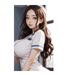 最も美しい看護士写真3（個別スタンプ：17）