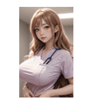 最も美しい看護士写真3（個別スタンプ：25）
