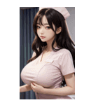 最も美しい看護士写真3（個別スタンプ：31）