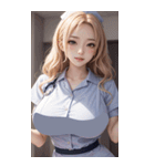 最も美しい看護士写真3（個別スタンプ：32）
