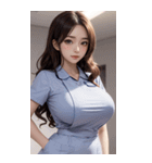 最も美しい看護士写真3（個別スタンプ：33）