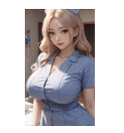 最も美しい看護士写真3（個別スタンプ：37）