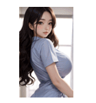 最も美しい看護士写真3（個別スタンプ：38）