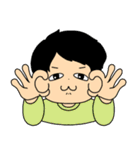 いつものこと-日常の顔（個別スタンプ：1）