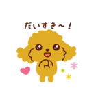 トイプードル_うれし、たのし（個別スタンプ：8）
