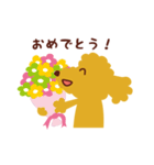 トイプードル_うれし、たのし（個別スタンプ：20）