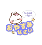 ❤️毎日使える♡でか文字[ 日本語＆英語 ]（個別スタンプ：5）
