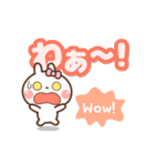❤️毎日使える♡でか文字[ 日本語＆英語 ]（個別スタンプ：19）