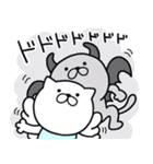 つかねこ。天使と悪魔（個別スタンプ：1）