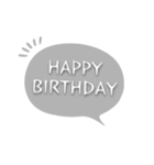 おたおめ♥Happy Birthdayふきだし♡（個別スタンプ：3）