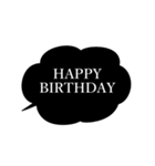 おたおめ♥Happy Birthdayふきだし♡（個別スタンプ：4）