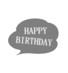 おたおめ♥Happy Birthdayふきだし♡（個別スタンプ：5）
