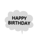 おたおめ♥Happy Birthdayふきだし♡（個別スタンプ：10）