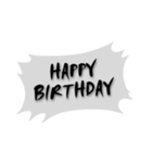 おたおめ♥Happy Birthdayふきだし♡（個別スタンプ：12）