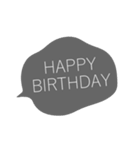 おたおめ♥Happy Birthdayふきだし♡（個別スタンプ：13）