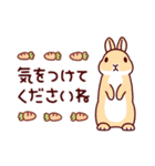 うさぎたちの敬語でご挨拶（個別スタンプ：35）