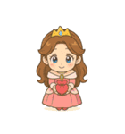 癒し系なリアクション豊富のプリンセス（個別スタンプ：32）
