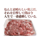全てを肯定する豚肉（個別スタンプ：22）