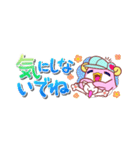 モモぺん 省スペーススタンプ（個別スタンプ：34）