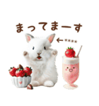 名入れ敬語の癒しうさぎ（個別スタンプ：19）