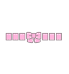 かざりリボン！！ピンク（個別スタンプ：2）