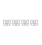 かざりリボン！！ピンク（個別スタンプ：24）