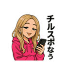 GAL chill time（個別スタンプ：5）