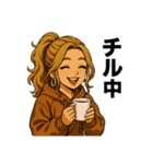 GAL chill time（個別スタンプ：8）
