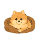 モコちゃんです。犬の。（個別スタンプ：1）