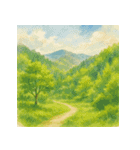 日本の景色 日本のGW ようこそ日本（個別スタンプ：1）