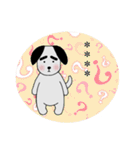 気持ち伝える☆太眉犬☆カスタムスタンプ（個別スタンプ：3）