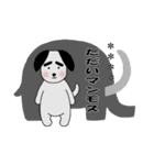 気持ち伝える☆太眉犬☆カスタムスタンプ（個別スタンプ：28）