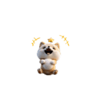 柴犬のぬいぐるみが動きます（個別スタンプ：17）