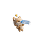 柴犬のぬいぐるみが動きます（個別スタンプ：22）