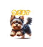 とにかくかわいい ヨークシャーテリア2（個別スタンプ：35）