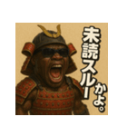 筋肉侍black。（個別スタンプ：27）