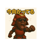 筋肉侍black。（個別スタンプ：31）