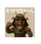 筋肉侍black。（個別スタンプ：34）