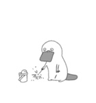 カモノハシとバケモノ（個別スタンプ：14）