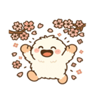 雪男と桜のスタンプ@SFW（個別スタンプ：19）