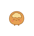ミルクキャラメルロールケーキスタンプ（個別スタンプ：11）