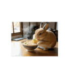 景色を眺めるうさぎちゃん13（個別スタンプ：5）