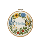 刺繍ことばスタンプ（個別スタンプ：24）