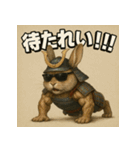筋肉ラビット侍。（個別スタンプ：6）